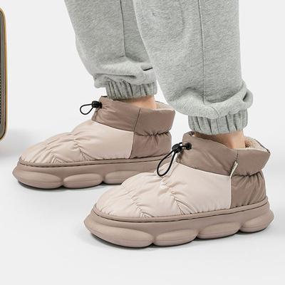 Winterschuhe Damen 2024 Warme Flauschige Fell Schneestiefel Outdoor Wasserdicht Daune High Top Leichte Knöchel Botas Mujer Plateau Hausschuhe