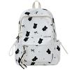 Schoolbag Japanese ins Girl Cute Bear Backpack High School Student Simple Travel Backpack Female School Bag Junior High School Student