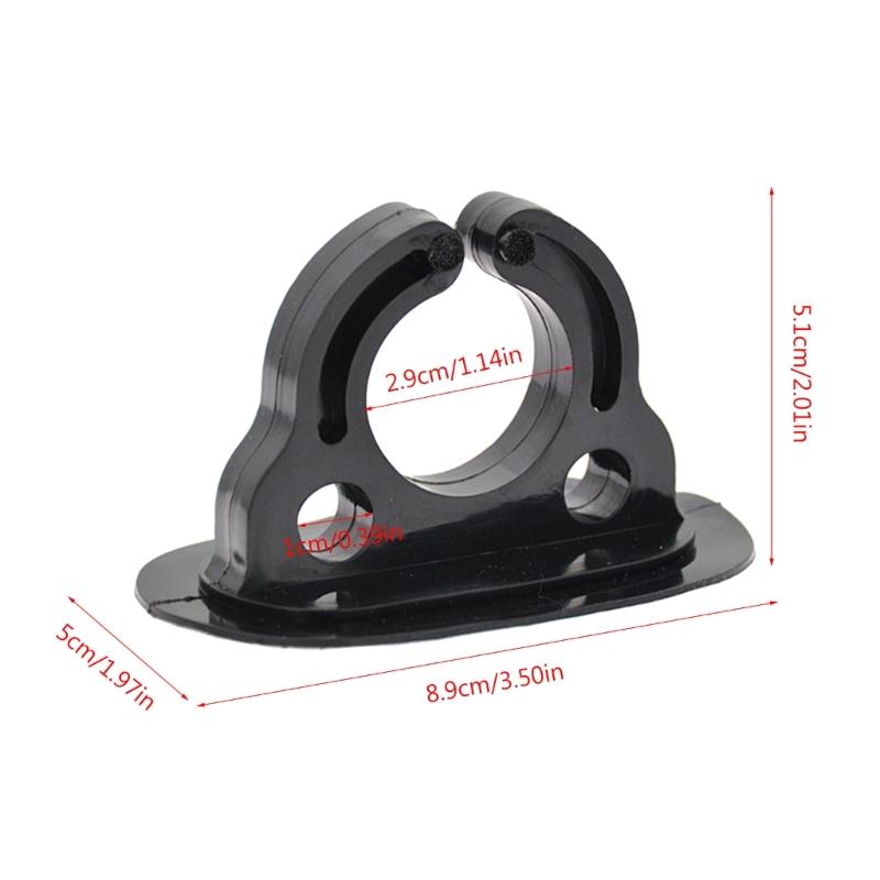 4 Pcs Kayak Paddle Holder Plastic Inflatable Boats Paddle Holder Clip Oar Keeper