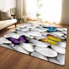 Lotus Goldfish 3D Carpets Living Room Area Rug Outer Space Planet Bedroom Rug Children Play Mat Coffee Table Carpet Floor Mat