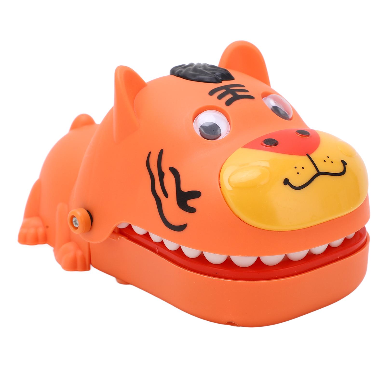 

Игра Нажми на зубы , кусающая игрушка для пальцев в форме милого мультяшного тигра, для праздничной вечеринки