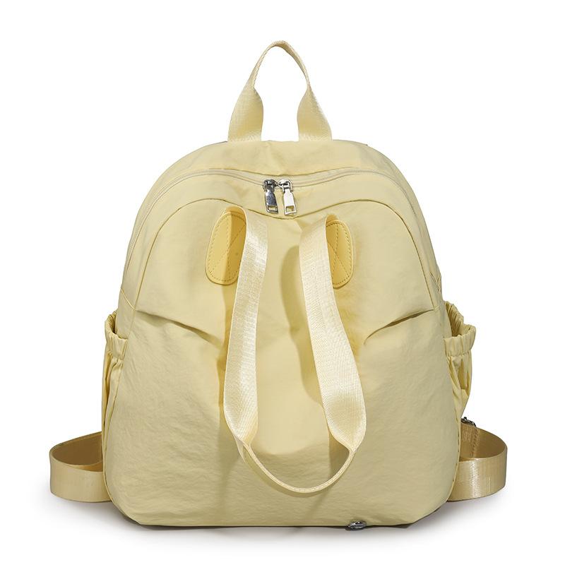 Nylon Backpack Women's Large Capacity Lightweight Schoolbag Student Travel Backpack