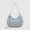 Fashionable and Trendy Underarm Bag, Rivet Handbag, Chain Shoulder Bag, Boston Crossbody Women's Bag, Versatile and Portable