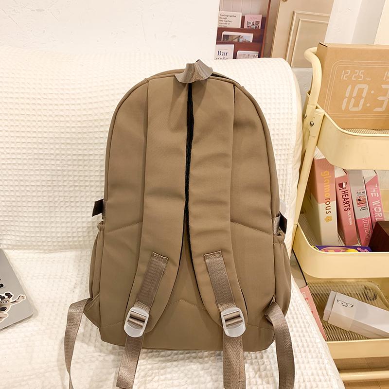 Цветной блок школьная сумка студенческий рюкзак в стиле колледжа женский рюкзак — фото 9