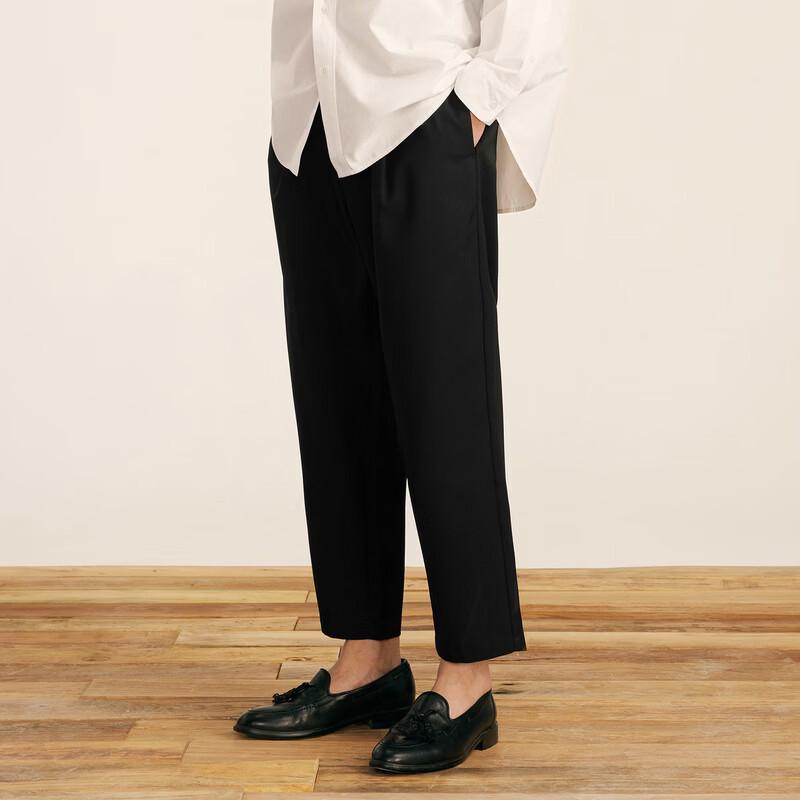 CROQUIS Men's 2024 Autumn Loose Tapered Suit Pants