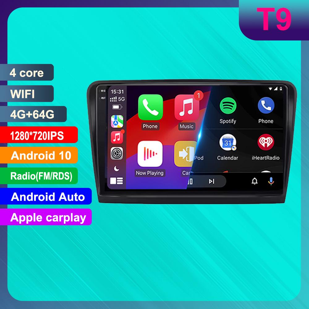 Skoda Superb 2 B6 Android Navigation & CarPlay System with HD Reverse Camera