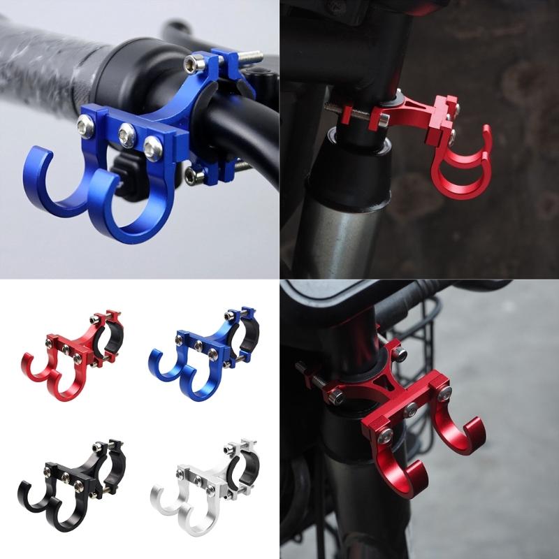 Multifunctional Hook Easy Install Aluminum Hanging Accessory Convenient Aluminum Double Hook for Motorbike & Scooters