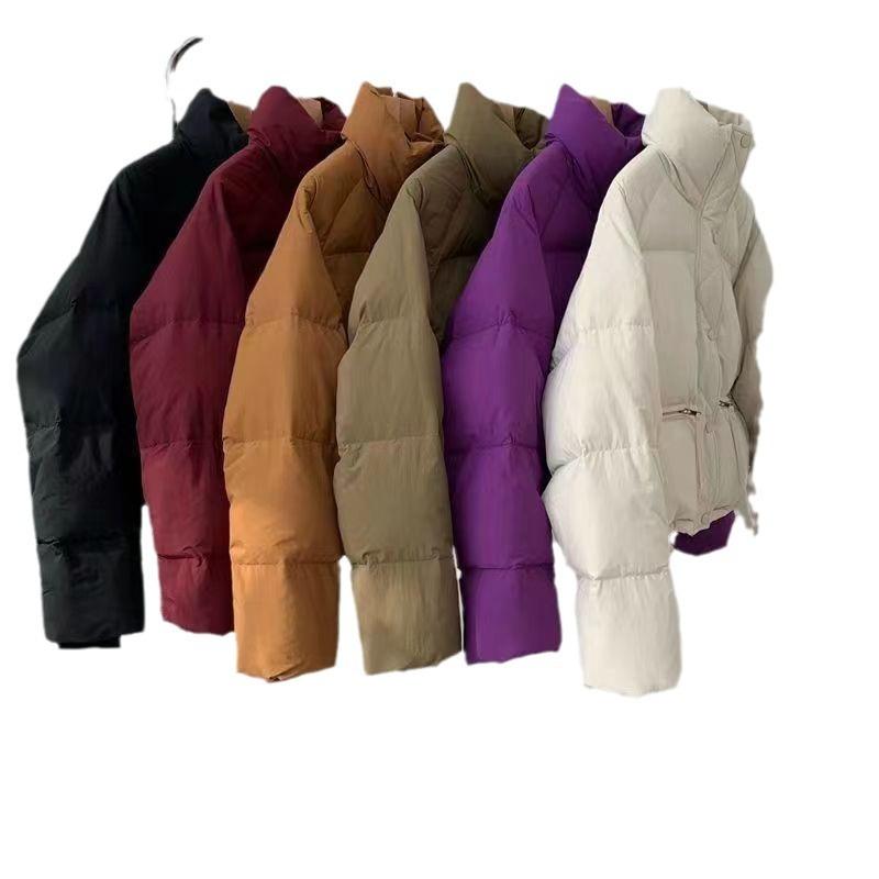 Anti-season new cotton clothes women's short versatile stand-up collar small thickened bread clothes high-end cotton-padded jackets