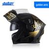 Jiekai Full-Face Flip-Up Motorcycle Helmet for Men & Women - Winter Electric Vehicle Safety Helmet