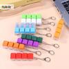4 Taster Tastatur Nøglering Tastatur Afstressningslegetøj Med LED Lys Finger Tastatur Klikker Legetøj Diy Knap Stresslindrende Legetøj