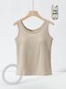 Women's Anti-Light Cotton Camisole: Covers Underarm, Chest Pads, Wear Alone or as Base Layer, Sleeveless Top