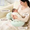 New Maternity Pillow for Back and Side Sleeping Pregnancy Wedge Belly Support Multipurpose Knit Cotton Pillow