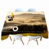 Thicken Cotton Tablecloth Misty Woods Landscape Pattern For Wedding Picnic Party Rectangular Round Table Cover