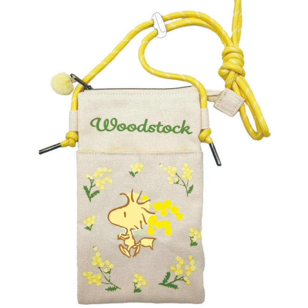 

Nakajima Corporation Peanuts Woodstock Mimosa Zipper Sacoche H20 x W12 x D1cm 212788-25