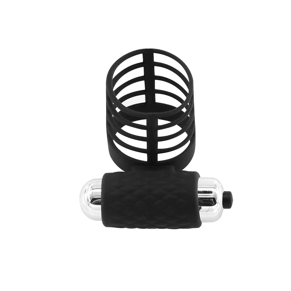 Penis Sleeve Vibratoren Sex Spielzeug Für Männer Erektion Verzögerung Ejakulation Penis Extender Enlarger Penis Vibrator Ring Schwanz Vergrößerung