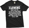 T-shirt Définition de Fermier Drôle pour Homme Sarcasme Sarcastique Cadeau Fermier T-shirt d'Anniversaire pour lui
