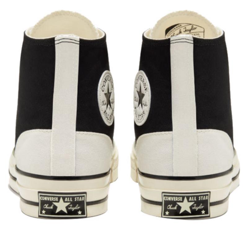 Converse 1970s Psychedelic Hoops Chuck "Black White" Simple Everyday High-top Canvas Shoes Unisex 'Black White'