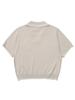FIFA 1904 Women'S Collared Short Sleeve Sweater (Beige)