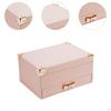 Bijley Box Travel Jewelry at 2 Single Levels Portable Organizer of for