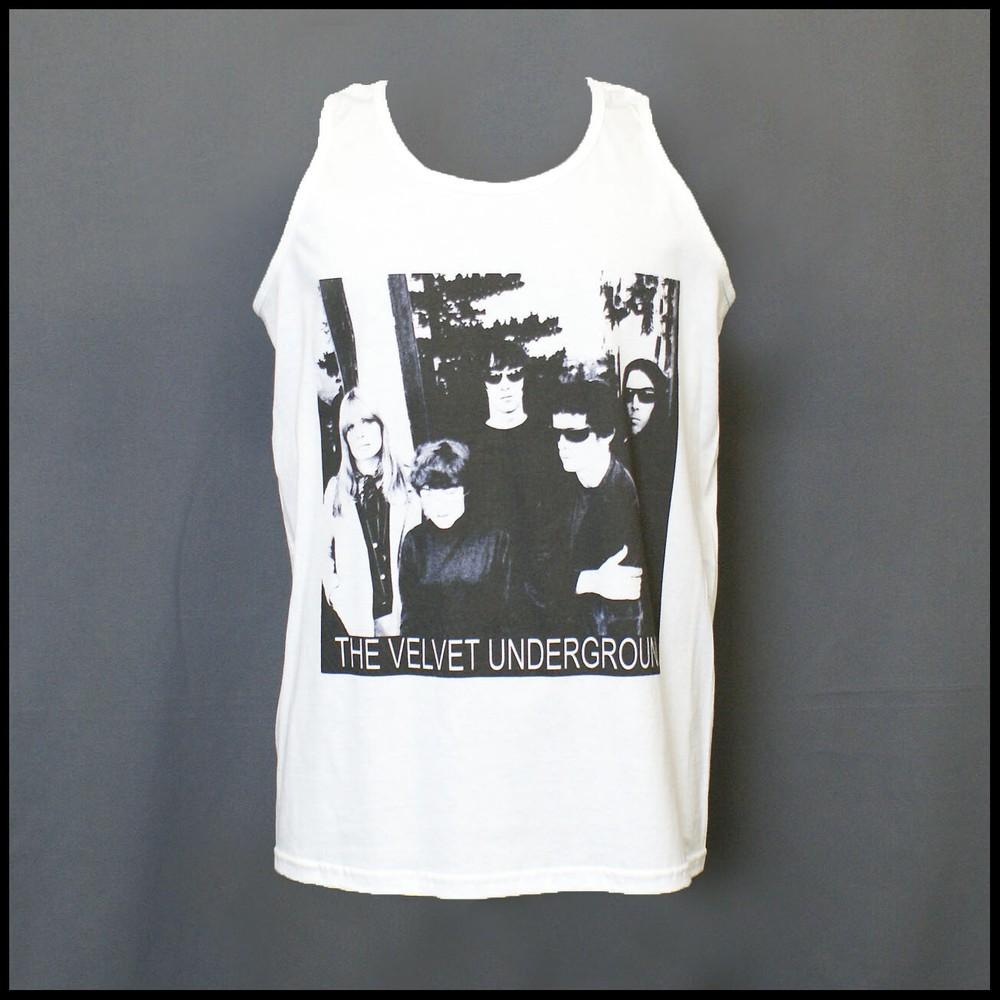 The Velvet Underground Art AvantGarde Rock TSHIRT vest top unisex white S2XL Unisex T-Shirt L