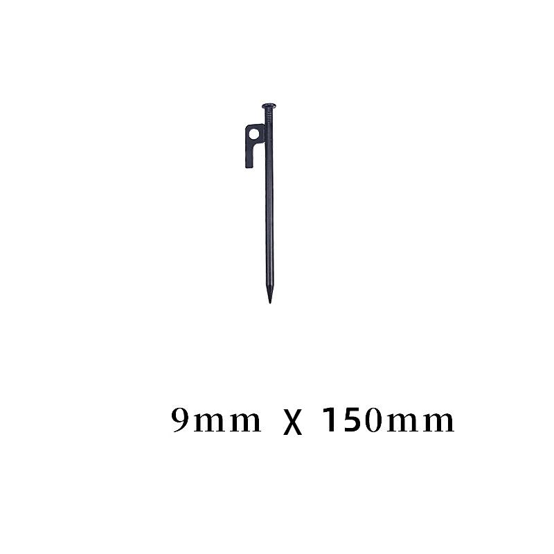 Extra Long Steel Tent Stakes, Heavy-Duty Camping Ground Pegs for Awning/Tent/Beach, Outdoor Camping Accessories Secure Ground Anchors