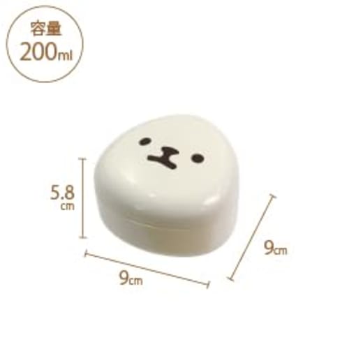 Sabu Moo Moo Onigiri Case, Milk Cat, 200mL Capacity, 387401