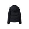 Fila Heritage Casual Elegant Fashion Versatile Duck Down Warm Padded Hooded Down Jacket Women Outerwear Legendary-Blue F11W548902FNV