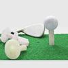 4 Pcs Golf Practice Tees Indoor and Outdoor Golf Soft Rubber Tees Holder