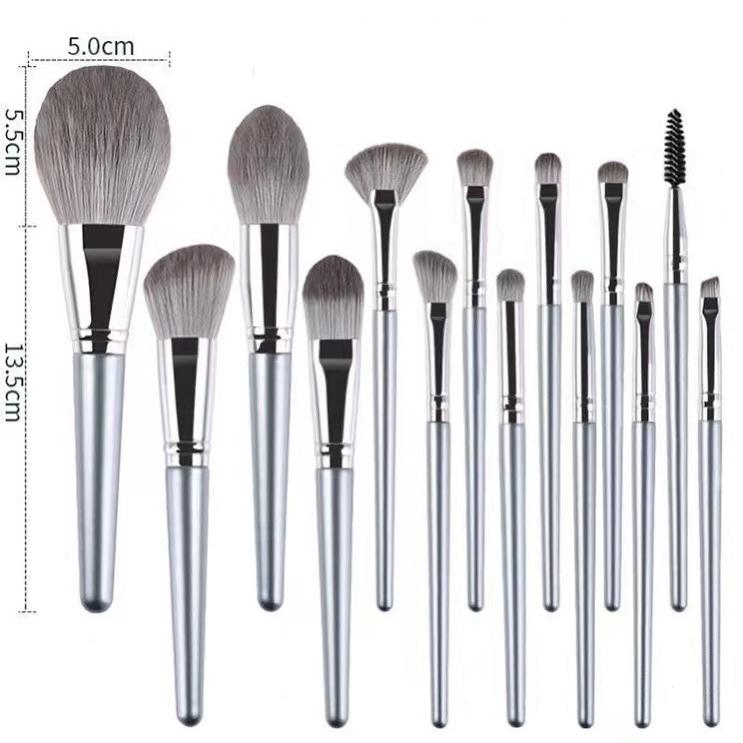 New 14 Pattern Makeup Brush Set Eye Shadow Brush Powder Brush Blush Brush Foundation Brush Beauty Makeup Artist
