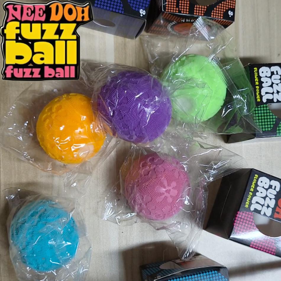 Hot Schylling Nee Doh Fuzz Ball Wonder Waves Textured Fidget Ball Sensory Squeeze Blind Box Toy Stress Relief For Adults Kids