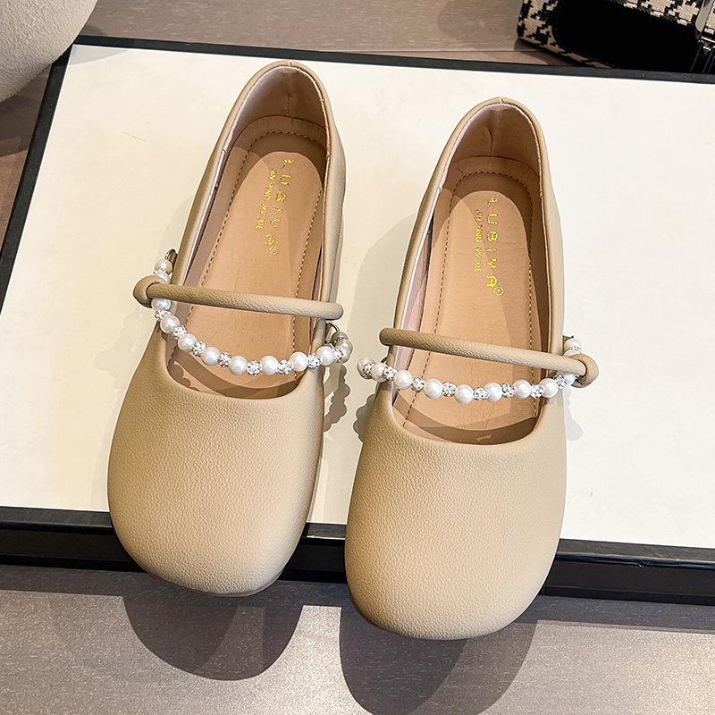 Wind shoes flat-soled single shoes women's spring and autumn 2025 new Mary Jane shoes with skirts soft-soled maternity shoes
