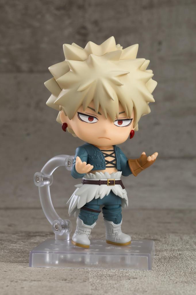 My Hero Academia Nendoroid Katsuki Bakugo Ti Flott Kostyme Versjon. Ca. 100mm Plastikk Malt Bevegelig Figur