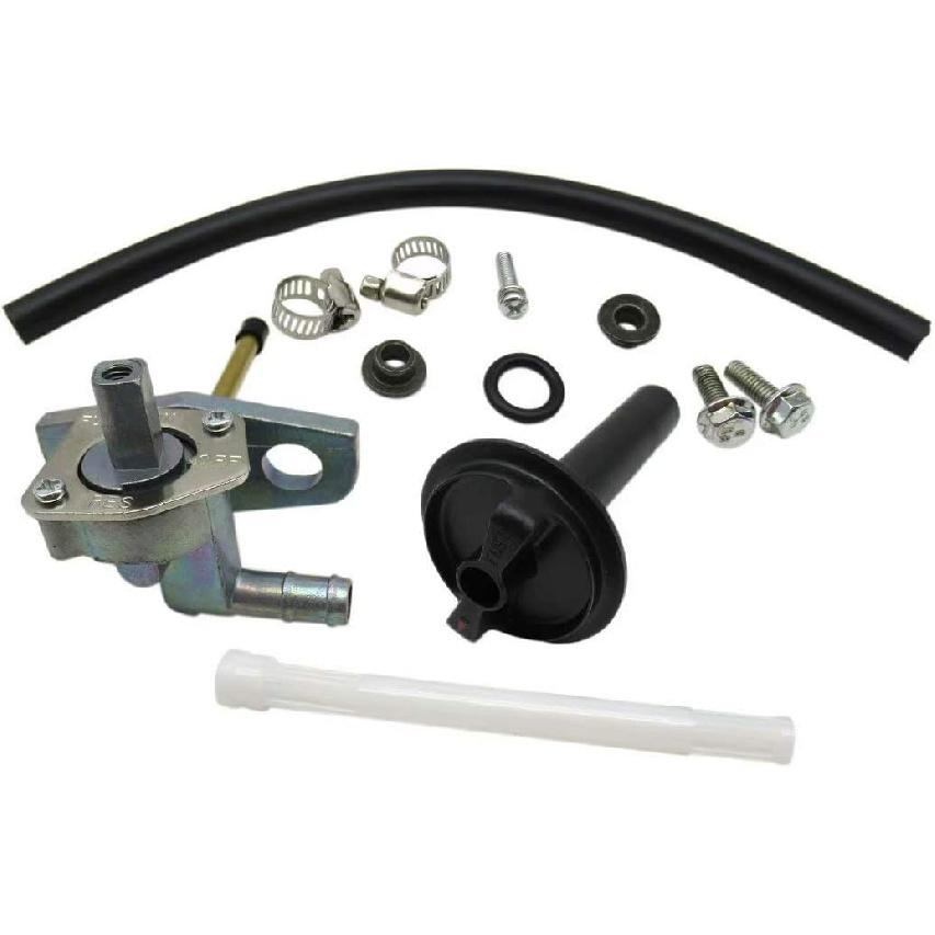 Fuel Valve Petcock with Lever Screw for 2005-2009 2011 Honda Foreman 500 TRX500FE 4x4 ES/500 TRX500FM 4x4 S 16950-HP5-601 16950-HM7-003