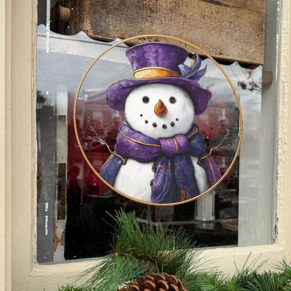 Creative Magic Snowman Christmas Atmosphere Home Glass Window Stickers