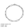 eManco Bracelet for Women Curb Cuban Link Chain Stainless Steel Womens Bracelets Chains Davieslee Jewelry