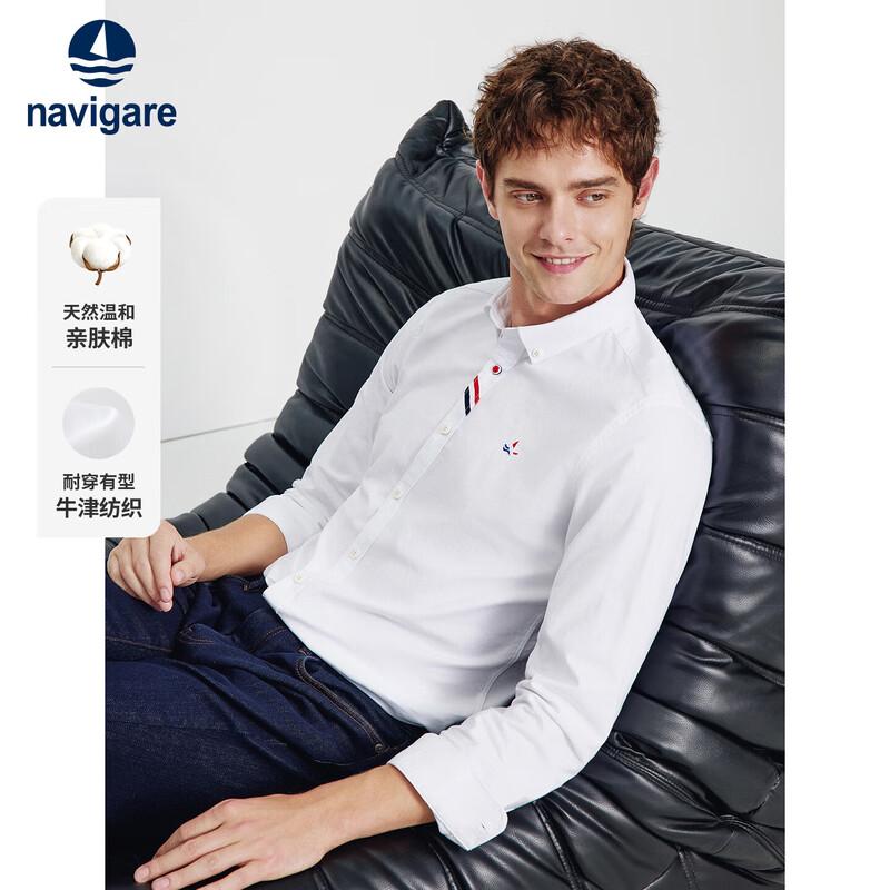 

Navicare Men s Oxford Casual Long Sleeve Shirt L/40