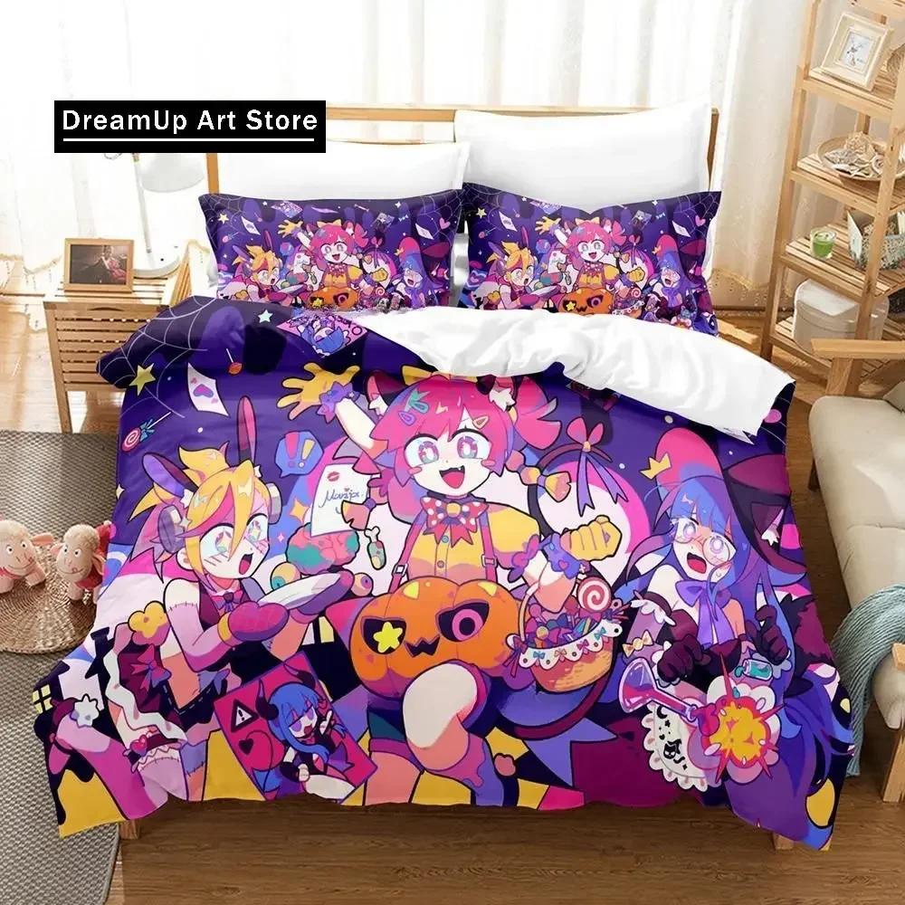 3D Print Music Game Muse Dash Bedding Set Boys Girls Single Twin Queen Full Size Duvet Cover Pillowcase Bed Adult Bedroom