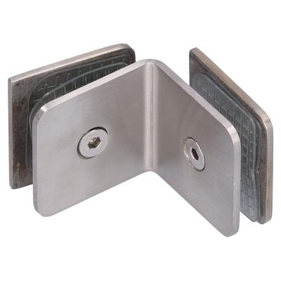 Morsetto per vetro a 90 gradi, clip per doccia ad angolo retto in acciaio inossidabile 304, accessori per porta