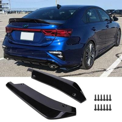 2 szt. Splitter tylnego zderzaka uniwersalny dla KIA Forte Optima K5 Stinger 2005-2022 boczny spoiler dyfuzor Canards akcesoria samochodowe