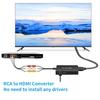 RCA To Converter, Composite To Adapter Support 1080P /NTSC Compatible With One, , , STB, , VHS, VCR, Blue-Ray DVD Players