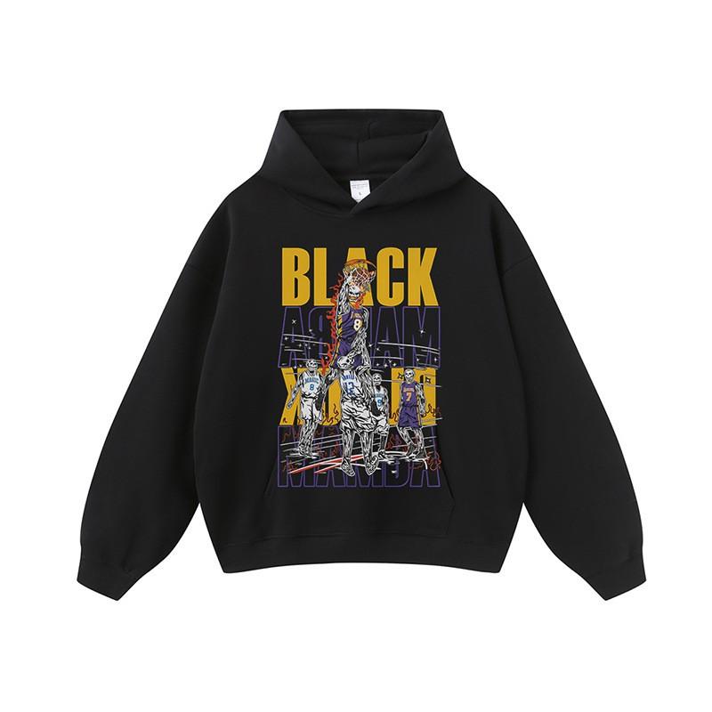 Vintage American Street Skull Heavyweight Hoodie Oversized Washed Distressed Unisex Sweatshirt