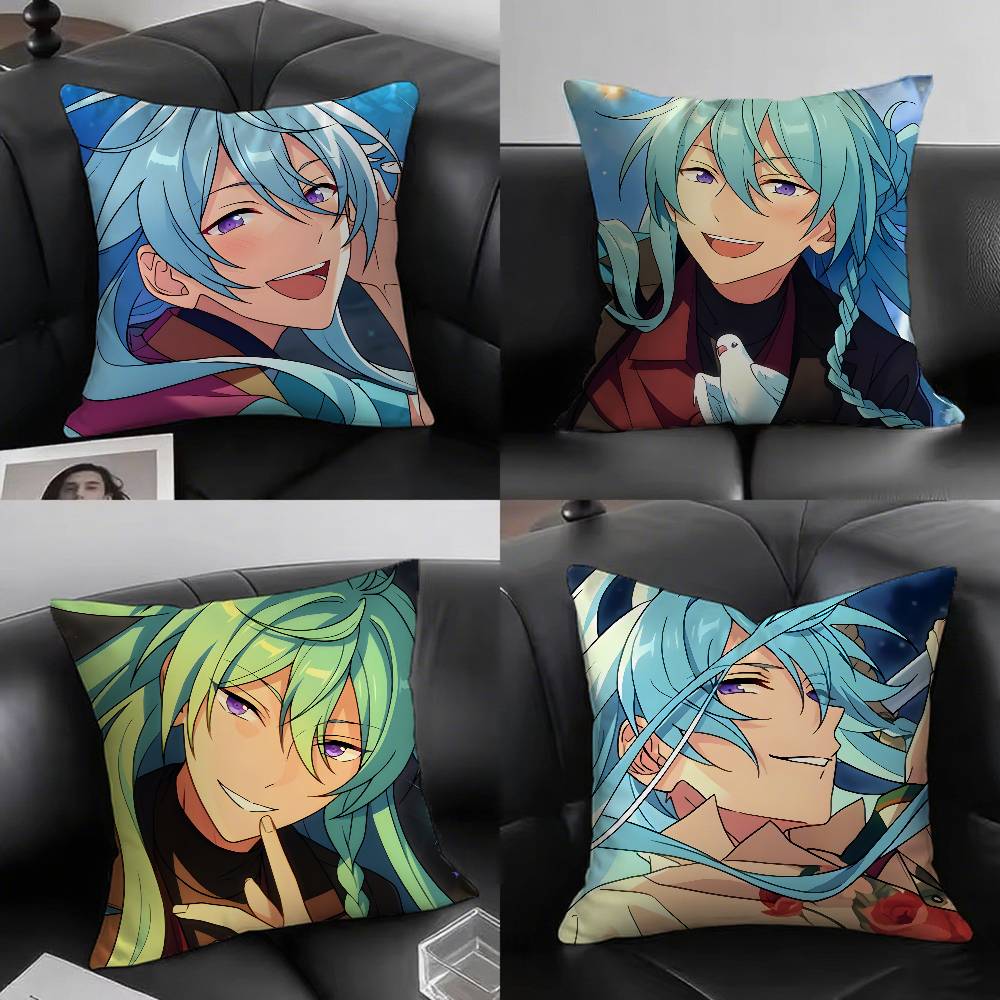 1pc Wataru Hibiki Pillow Case Fashion Square Pillowcase Bedroom Sofa Room Ins Decoration Leisure
