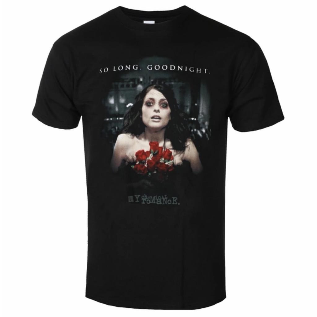 My Chemical Rounisexce Shredded Pattern Printed TShirt Gothic Style TShirt Emotional Punk Band For Unisex And Unisex