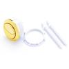 Easy Install Toilet Flush Modern Design Gold Toilet Flush Button Modern Bathroom Accessory Consistent Flush Performance