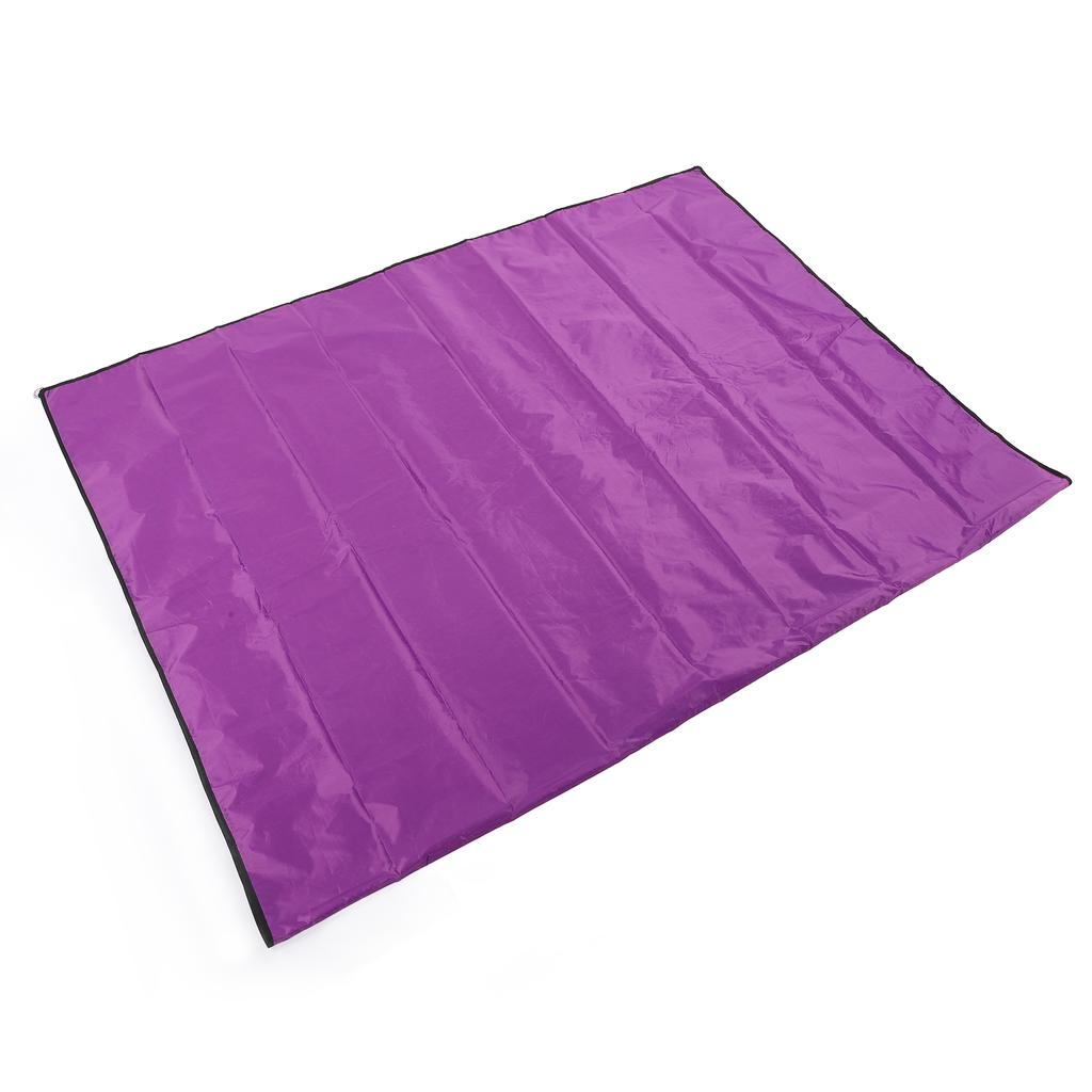 Sun Shade Sail UV Block Foldable Rectangular Awning Cloth for Courtyard Garden Swimming Pool Purple