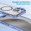 For iPhone 16 Pro Case Compatible with MagSafe Folding Kickstand Anti Drop PC + TPU Back Cover