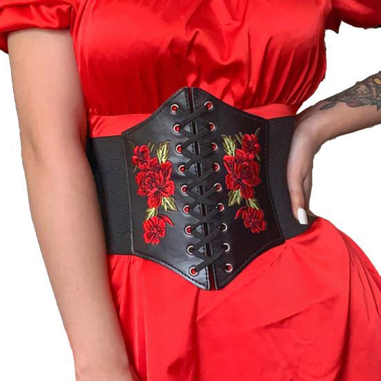 Stylish Corset Bustier Personality Short Lace Up