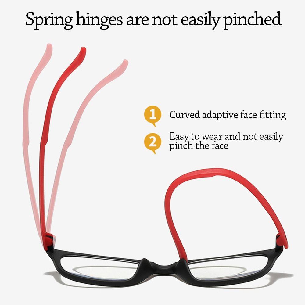 Reading Glasses Women Sports Anti-blue Light Near Far Presbyopia Eyeglasses Multi-Focus Reading Glasses Hyperopia Glasses +4