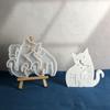3 Cats Silicone Mold For Home Decoration And Handmade Gift Craft Project For Cement Gypsum And Soap Crafting Supply