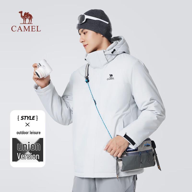 

CAMEL Couple s Fleece-Lined Winter Jacket S